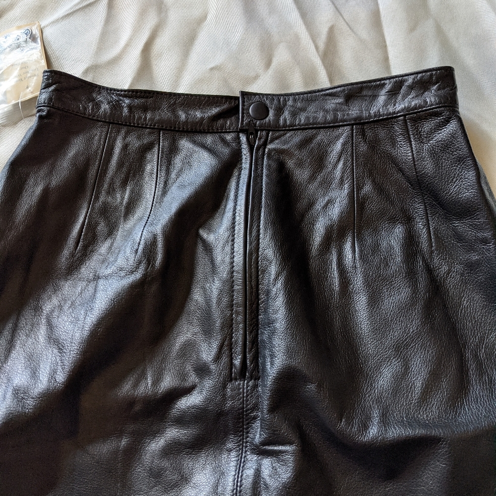 Wilson's Leather Maxima leather skirt - Picture 4 of 8